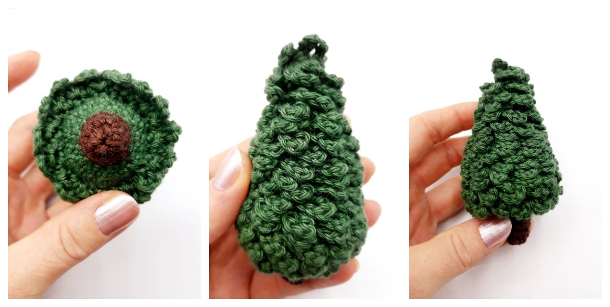 Blog-Inhaltsbild für 'Zweierlei Weihnachtsbäumchen, kostenlose Häkelanleitung'